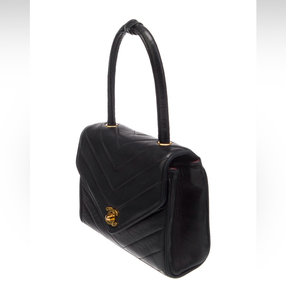 ❌❌ SOLD ❌❌ Chanel Vintage Top Handle Kelly Bag - Picture 5 of 12
